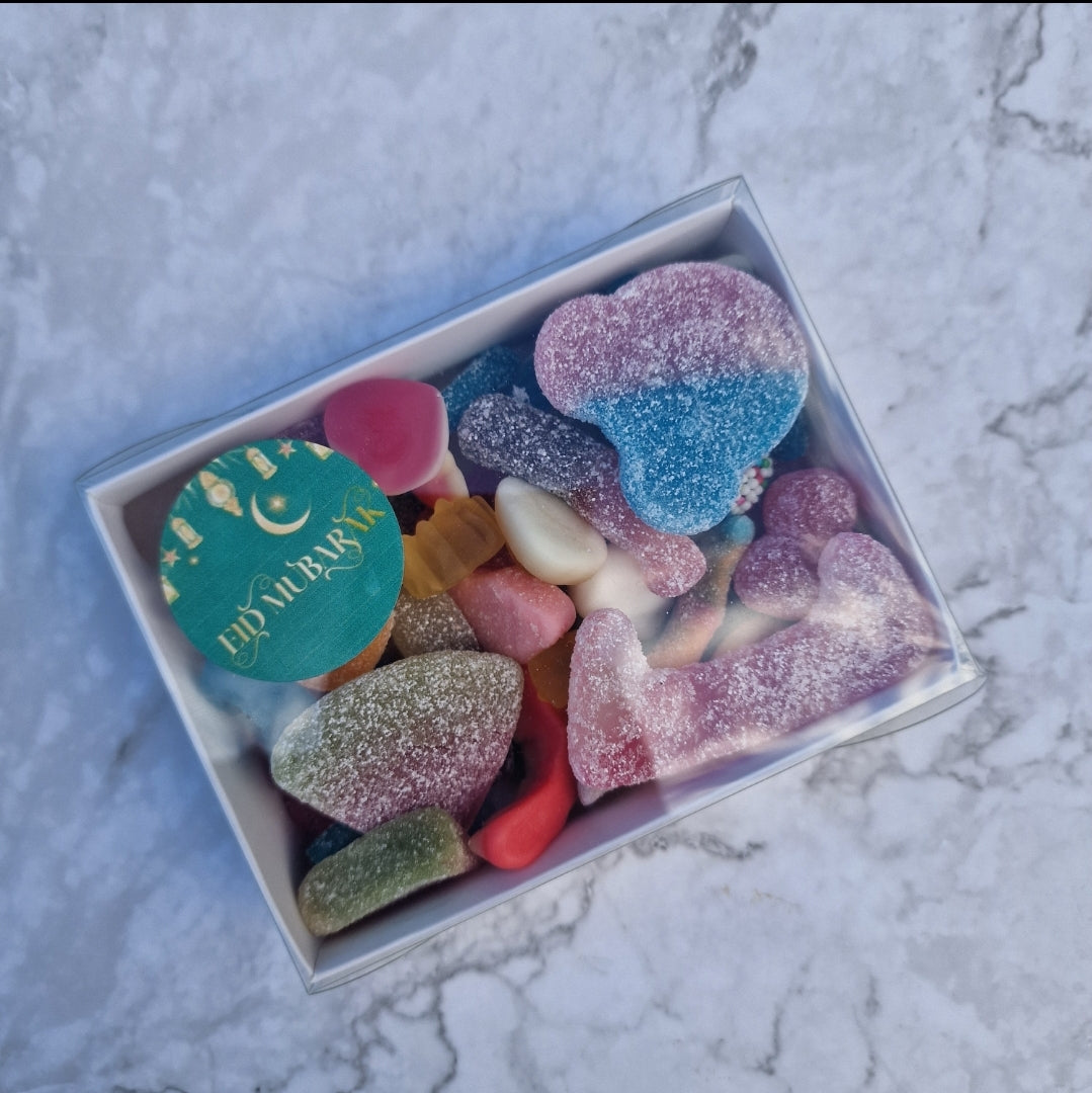 Eid Mubarak Clear Sweet Treat Box (Small)