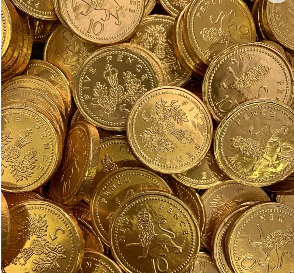 Gold Milk Chocolate Coins